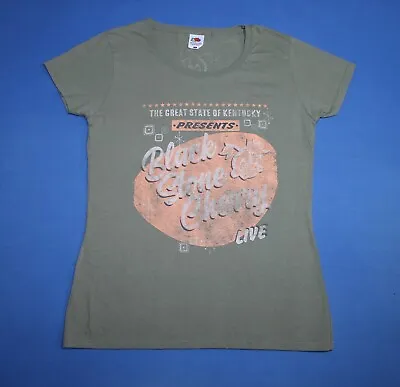 Buy Black Stone Cherry Shirt Southern Rock Band Khaki Women's Tee • 41.83£