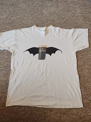Buy Guinness Batman T Shirt, Large, Vintage Promotional Beer Bar Merchandise, Rare • 4.99£