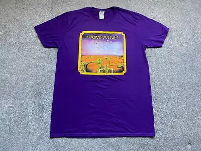 Buy RARE Hawkwind 50th Anniversary T-Shirt 2019 Purple Men's Large Top Hawk Wind • 79.99£