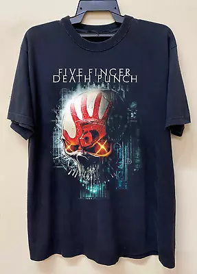 Buy New Five Finger Death Punch Cotton Black S-2345XL Unisex T-Shirt GC501 • 21.28£