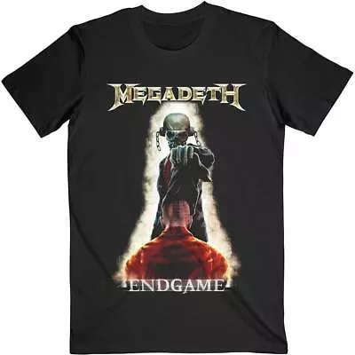 Buy Men's Megadeth Vic Removing Hood Slim Fit T-shirt Large Black • 26.18£