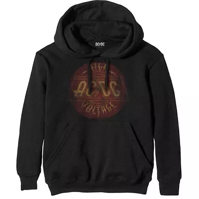 Buy AC/DC High Voltage Angus Young Brian Johnson Official Hoodie Hooded Top • 32.99£