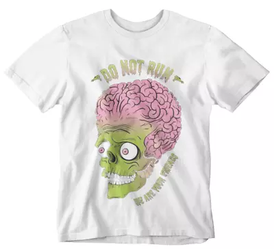 Buy Mars Attacks T-Shirt Movie 90s Aliens Head Ack Ack Tee Retro Future Space Class • 5.99£