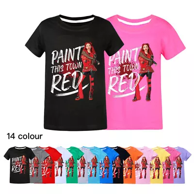 Buy New Descendants 4 Boys Girls Casual Short Sleeve 100% Cotton T-Shirt Tops Gift  • 9.78£