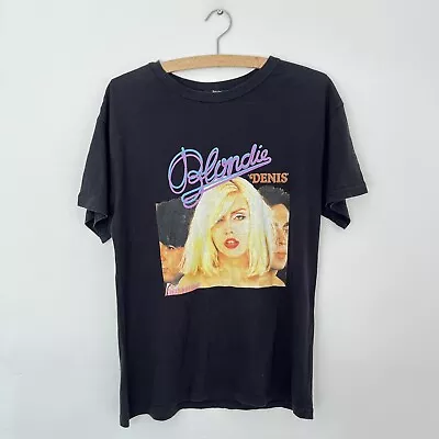 Buy BLONDIE Denis T-Shirt Official Black S Loose Fit Debbie Harry • 7.50£