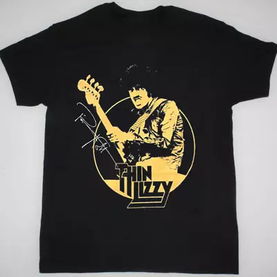 Buy Vintage Phil Lynott Thin Lizzy Short Sleeve Black All Size Unisex Shirt • 15.86£