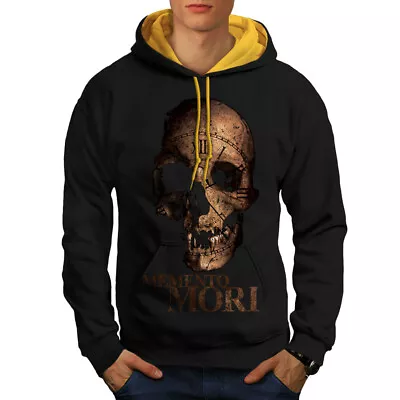 Buy Wellcoda Memento Mori Death Indian Mens Contrast Hoodie • 32.99£