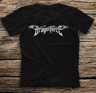 Buy VTG DragonForce Band Logo T-shirt Black Cotton Unisex All Sizes S-5XL 2F69 • 18.48£