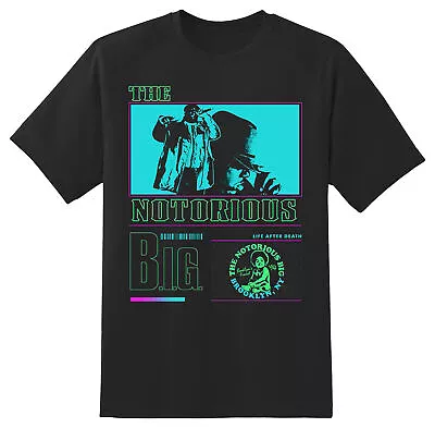 Buy Biggie Smalls Life After Death Neon Official Tee T-Shirt Mens • 14.99£
