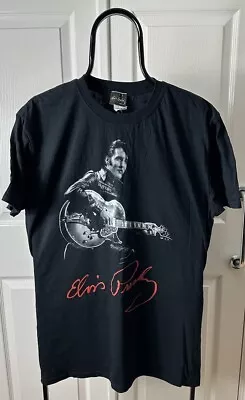 Buy Elvis Presley Album King Of Rock N Roll Mens Black T Shirt Elvis Tee • 10£