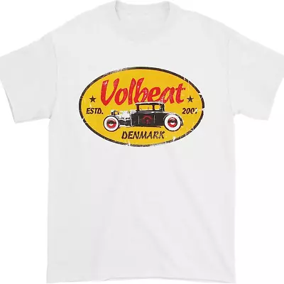 Buy Vtg Volbeat Band T-shirt White Short Sleeve All Sizes S-5XL JJ4081 • 20.39£