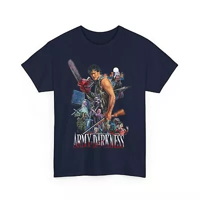 Buy Army Of Darkness Evil Dead Movie T  Bruce Campbell Heavy Cotton Tee • 21.46£