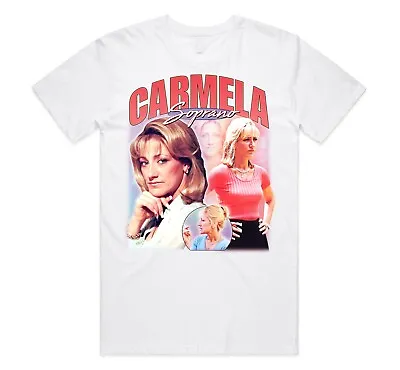 Buy Carmela Soprano Homage T-shirt Top TV Show Gift Adult Unisex 90's Vintage • 11.99£
