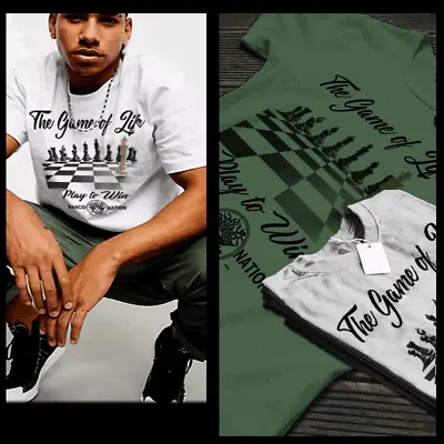 Buy Gangster T-shirt Play To Win Urban Hip Hop Hustle Mafia Mob Thug White Tee  • 18.63£