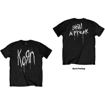 Buy Official KORN T Shirt Still A Freak Black Mens Classic Rock Metal Band Unisex • 15.48£