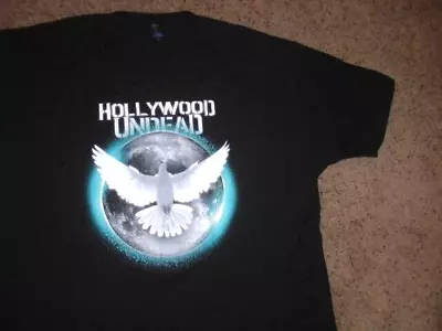 Buy HOLLYWOOD UNDEAD Black Swan Songs Short Sleeve Shirt Men's 2XL Tultex • 10.40£