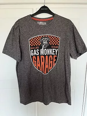 Buy Gas Monkey Garage Grey T Shirt Official Merchandise Mens Large • 3.30£