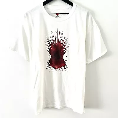 Buy Game Of Thrones HBO Blood Promo Sz XL Red Cross Mens T Shirt Extra Large Red Mid • 15.91£
