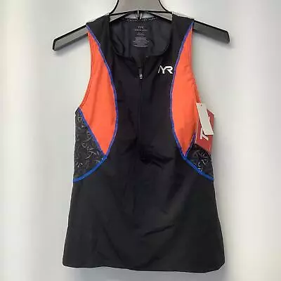 Buy TYR Womens SCFLP6A Black Competitor Collection Loose Singlet With Bra Size Small • 56.01£