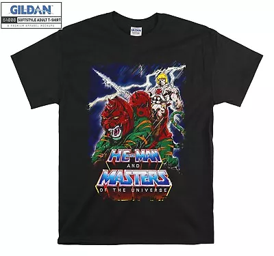 Buy He Man And Masters Of Universe T-shirt Gift Hoodie Tshirt Men Women Unisex F647 • 11.99£