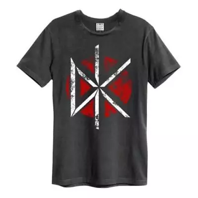 Buy DEAD KENNEDYS LOGO AMPLIFIED VINTAGE CHARCOAL XX LARGE =T-shirt= • 22.59£