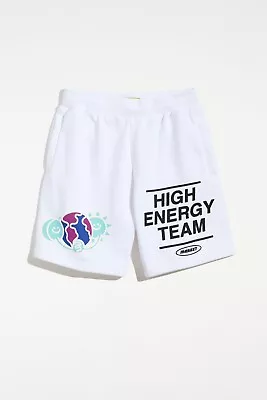 Buy NWT Market X UO Exclusive High Energy Team Sweat Short Graphic White M MSRP$65 • 28.82£