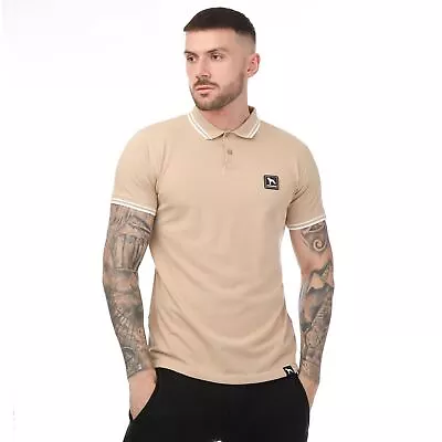 Buy Men's T-Shirt One True Saxon Dixon Short Sleeve Polo Shirt In Cream • 19.99£