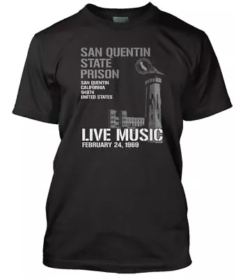 Buy JOHNNY CASH Inspired SAN QUENTIN, Men's T-Shirt • 18£