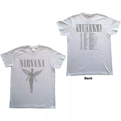 Buy Nirvana - T-Shirts - Small - Short Sleeves - In Utero Tour - N500z • 14.41£