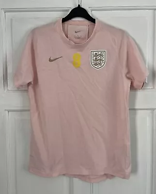 Buy England Lionesses Nike Pink Player Issue Travel T Shirt Womens Small • 65£