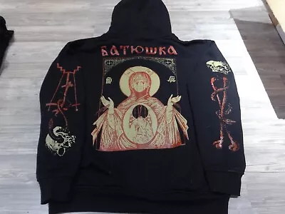 Buy Batushka Zipper Hoodie Sweatshirt Black Metal Kanonenfieber Watain Saor Mgla 2 • 152.02£