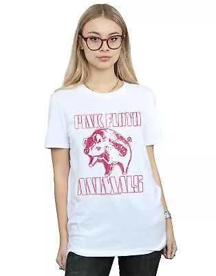 Buy Pink Floyd Women's Animals Algie Boyfriend Fit T-Shirt • 15.99£