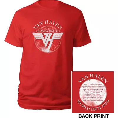 Buy Van Halen 1979 Tour Official Tee T-Shirt Mens Unisex • 16.06£