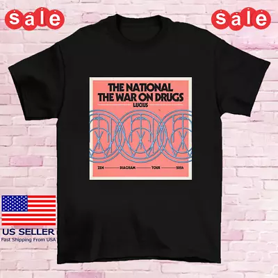 Buy The National And The War On Drugs Tour T Shirt Full Size S-5XL SO335 • 18.62£