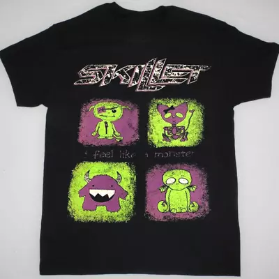 Buy Skillet I Feel Like A Monster Album Music Black All Size Gift Shirt DA284 • 16.81£
