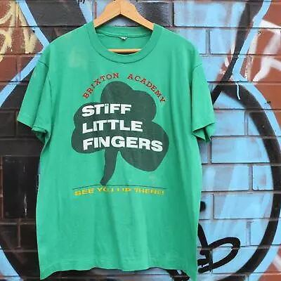 Buy SLF STIFF LITTLE FINGERS 1989 See You Up There T- SHIRT Brixton Academy    807 B • 137.50£