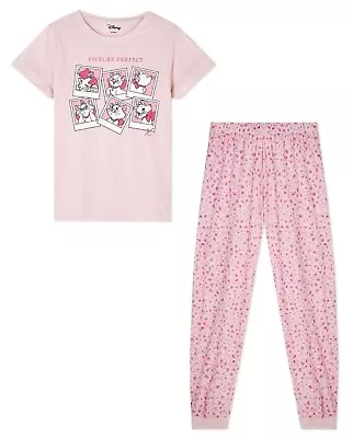 Buy Ladies Pyjamas DISNEY ARISTOCATS Women  6/8  12/14  T-Shirt Long Pants Primark • 21.99£