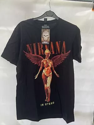 Buy Nirvana 'In Utero' T Shirt  Size Small Official New With Tags • 19.99£