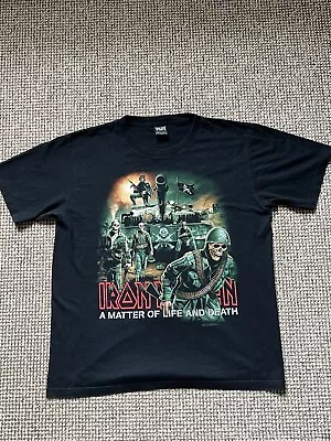 Buy Vintage Iron Maiden Matter Of Life And Death T-Shirt - Size L - Heavy Metal  • 6.99£