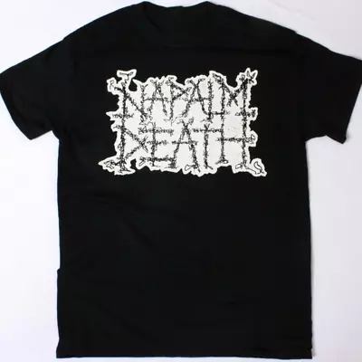 Buy Napalm Death Logo T- Shirt Short Sleeve Cotton Black Men Size S To 2345XL BE2233 • 20.39£
