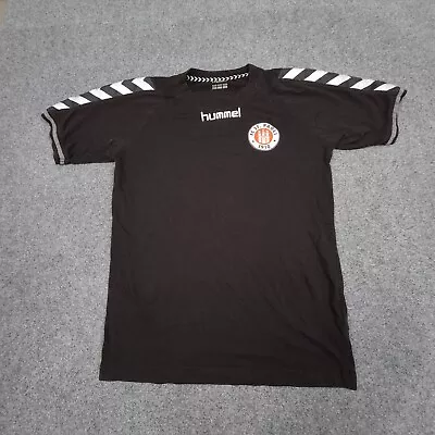 Buy St Pauli FC Shirt Men Small Black Short Sleeve Hummel Casual T Shirt Size S • 21.96£