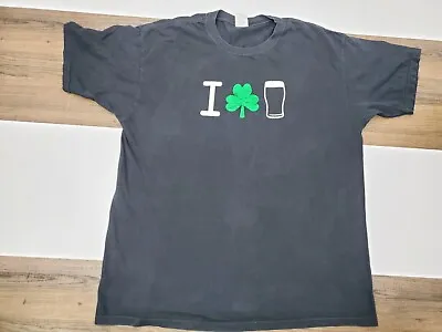 Buy Vintage I Heart Guiness Anvil Shirt Mens Size XL Funny Beer Tee St Patricks Day • 8.39£