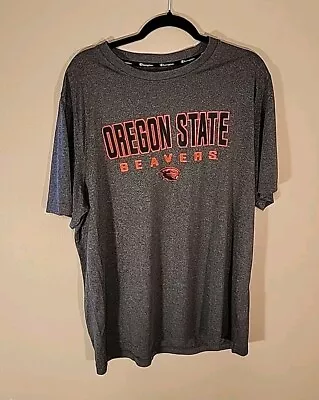 Buy Champion Mens Gray Authentic Athleticwear Oregon State Beavers T Shirt Size XL • 8.83£