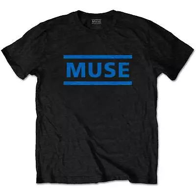 Buy Muse Unisex T-Shirt: Dark Blue Logo OFFICIAL NEW  • 16.63£