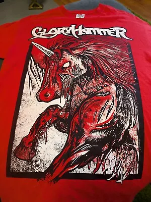 Buy Gloryhammer Unicorn Invasion Of Dundee T-shirt Medium Official Very Good + • 5£