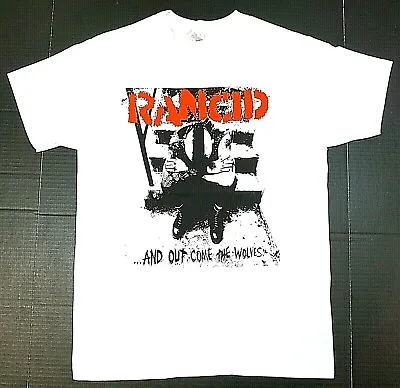 Buy RANCID T-shirt Punk Rock Tee Men's 100% Cotton White New • 15.86£