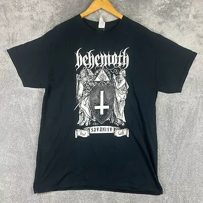 Buy Behemoth T Shirt Mens Large Satanist Tour Graphic Tee Heavy Concert Death Metal • 18.32£
