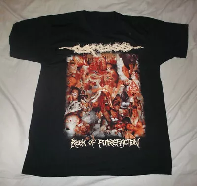 Buy CARCASS SHIRT REEK OF PUTREFACTION Gift Fans Shirt Band Black Shirt • 16.84£