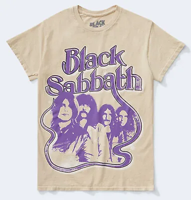 Buy Black Sabbath Hard Rock Heavy Metal Band Men's Distressed Graphic Tee T-Shirt • 17.73£