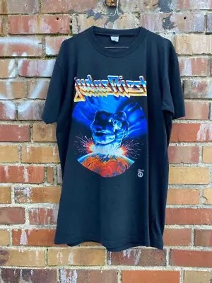 Buy 1988 Judas Priest Ram It Down Europe Tour Vintage T-shirt Bandshirt Vtg Metal • 83.61£